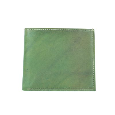 Luxusná peňaženka z pravej kože č.7942 v zelenej farbe (2)